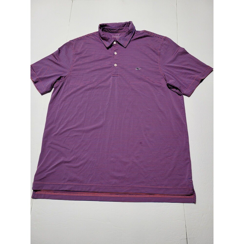 (#L7) Vineyard Vines Short Sleeve Polo Size men's Large Multicolor